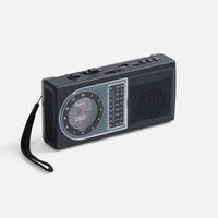 Bluetooth-колонка с радио Comradio, черная